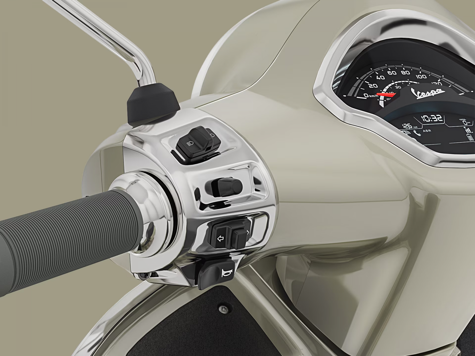 Мотороллер VESPA GTS 125, 2023, бежевый